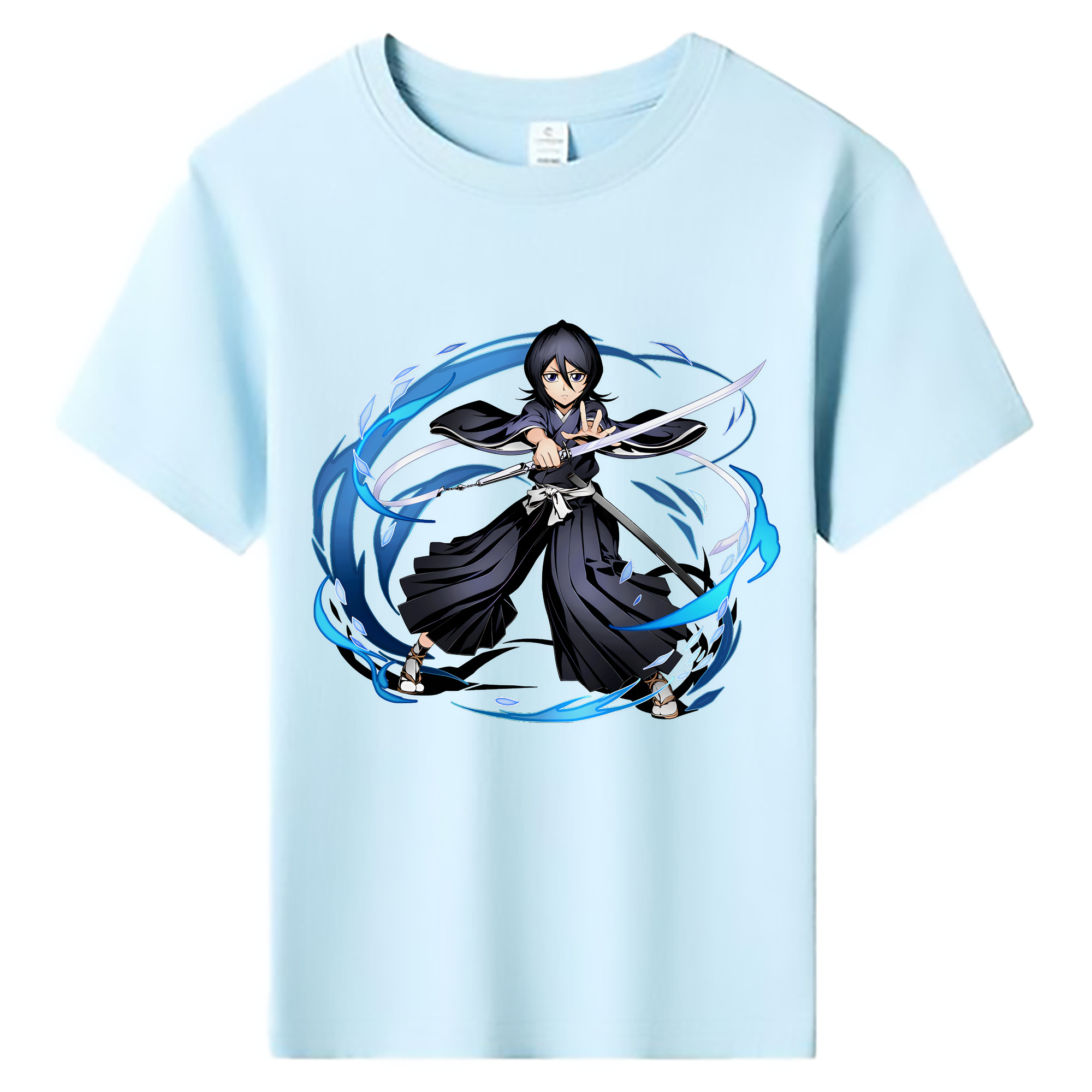 （画像用） ブリーチ 朽木ルキア BLEACH Kuchiki Rukia 綿100％キッズTシャツ（フロントプリント）